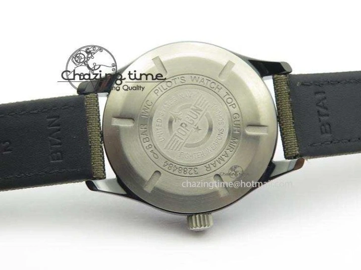 MIROTIME 0304 SunProtective MARK XVII IW324702 Real Ceramic MK Best Edition Green Dial On Green Nylon Strap A 7288